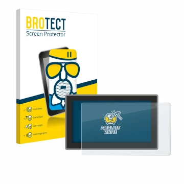 Vorderseite einer Produktverpackung mit dem Markenlogo BROTECT. Daneben ist das Gerät Ford Tourneo Curier (2024) mit dem zugeh