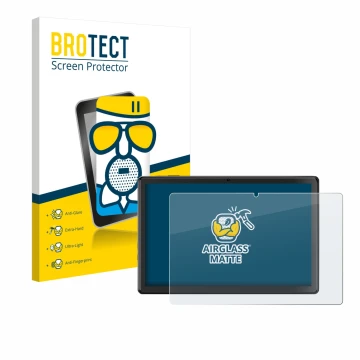 Vorderseite einer Produktverpackung mit dem Markenlogo BROTECT. Daneben ist das Gerät SGIN T10 Pro 10.1