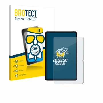 Vorderseite einer Produktverpackung mit dem Markenlogo BROTECT. Daneben ist das Gerät Xiaomi POCO Pad 11