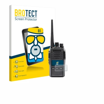 Vorderseite einer Produktverpackung mit dem Markenlogo BROTECT. Daneben ist das Gerät Midland G18 Pro PMR mit dem zugehörigen 
