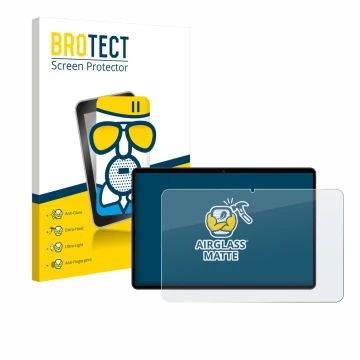 Vorderseite einer Produktverpackung mit dem Markenlogo BROTECT. Daneben ist das Gerät Meberry M8 mit dem zugehörigen Displaysc