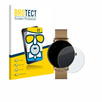 Vorderseite einer Produktverpackung mit dem Markenlogo BROTECT. Daneben ist das Gerät ZenWatch Venice Pro mit dem zugehörigen 
