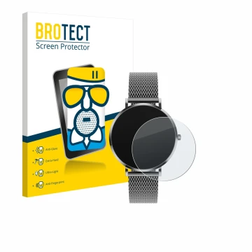 Vorderseite einer Produktverpackung mit dem Markenlogo BROTECT. Daneben ist das Gerät Pireware Amory 5 mit dem zugehörigen Dis