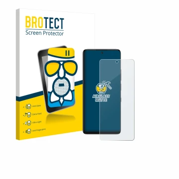 Vorderseite einer Produktverpackung mit dem Markenlogo BROTECT. Daneben ist das Gerät TCL 60 NxtPaper 4G mit dem zugehörigen D