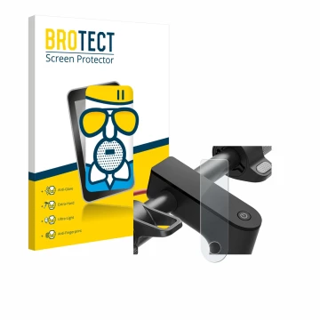 Vorderseite einer Produktverpackung mit dem Markenlogo BROTECT. Daneben ist das Gerät Xiaomi Electric Scooter 4 mit dem zugehö