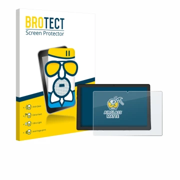 Vorderseite einer Produktverpackung mit dem Markenlogo BROTECT. Daneben ist das Gerät Whitedeer A10PRO mit dem zugehörigen Dis