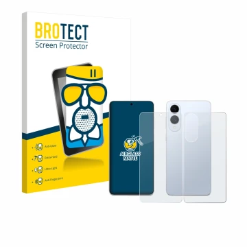 Vorderseite einer Produktverpackung mit dem Markenlogo BROTECT. Daneben ist das Gerät Samsung Galaxy S25 Edge (Display+Rücksei
