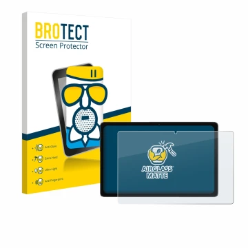 Vorderseite einer Produktverpackung mit dem Markenlogo BROTECT. Daneben ist das Gerät ZTE Blade X10 II mit dem zugehörigen Dis