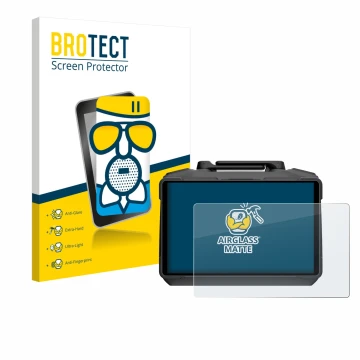 Vorderseite einer Produktverpackung mit dem Markenlogo BROTECT. Daneben ist das Gerät DJI RC Pro 2 mit dem zugehörigen Display