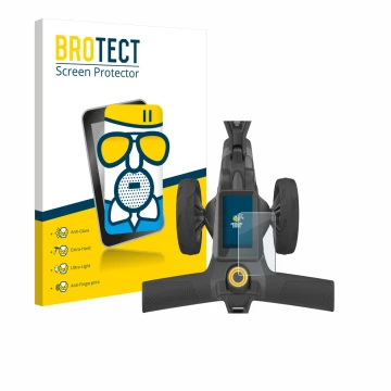 Vorderseite einer Produktverpackung mit dem Markenlogo BROTECT. Daneben ist das Gerät PowaKaddy CT10 mit dem zugehörigen Displ