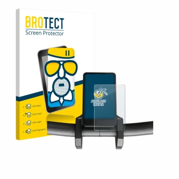 Vorderseite einer Produktverpackung mit dem Markenlogo BROTECT. Daneben ist das Gerät Joyor T6 mit dem zugehörigen Displayschu