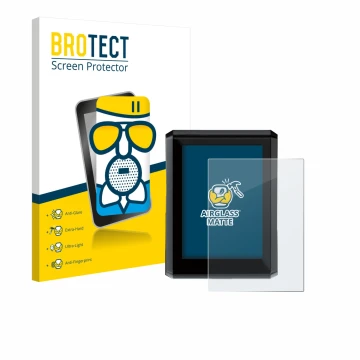 Vorderseite einer Produktverpackung mit dem Markenlogo BROTECT. Daneben ist das Gerät Shimano SC-EN610 mit dem zugehörigen Dis