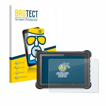 Vorderseite einer Produktverpackung mit dem Markenlogo BROTECT. Daneben ist das Gerät MSI ND52 mit dem zugehörigen Displayschu