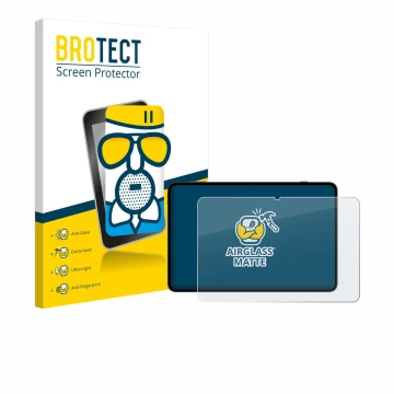 Vorderseite einer Produktverpackung mit dem Markenlogo BROTECT. Daneben ist das Gerät Redmagic Astra NP05J mit dem zugehörigen