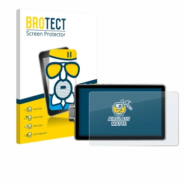 Vorderseite einer Produktverpackung mit dem Markenlogo BROTECT. Daneben ist das Gerät Viltrox DC-A1 2800 mit dem zugehörigen D