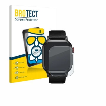 Vorderseite einer Produktverpackung mit dem Markenlogo BROTECT. Daneben ist das Gerät Haylou Iron Neo 1.95