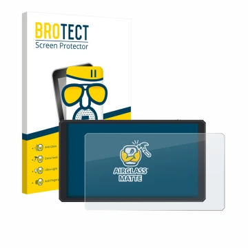 Vorderseite einer Produktverpackung mit dem Markenlogo BROTECT. Daneben ist das Gerät Feelworld CUT6 6