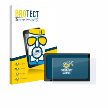 Vorderseite einer Produktverpackung mit dem Markenlogo BROTECT. Daneben ist das Gerät Carpuride V9 9