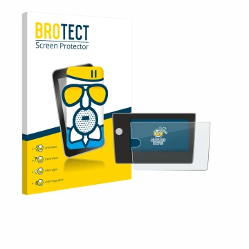 Vorderseite einer Produktverpackung mit dem Markenlogo BROTECT. Daneben ist das Gerät Volkswagen Polo Life 2024 mit dem zugehö