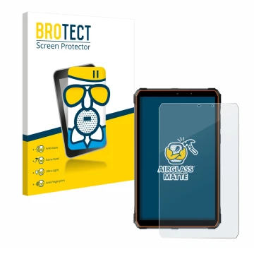 Vorderseite einer Produktverpackung mit dem Markenlogo BROTECT. Daneben ist das Gerät Blackview Active 5 mit dem zugehörigen D