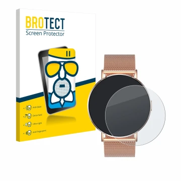 Vorderseite einer Produktverpackung mit dem Markenlogo BROTECT. Daneben ist das Gerät Levowatch Eve 1.3