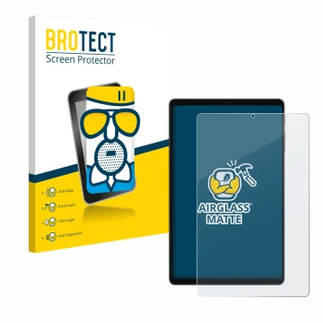 Vorderseite einer Produktverpackung mit dem Markenlogo BROTECT. Daneben ist das Gerät Alldocube iPlay 70 mini Ultra mit dem zu