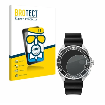 Vorderseite einer Produktverpackung mit dem Markenlogo BROTECT. Daneben ist das Gerät Seiko Prospex SRPE37 mit dem zugehörigen