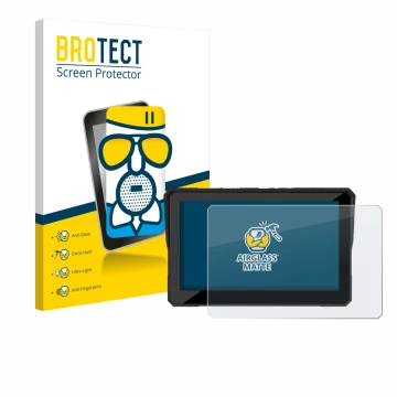 Vorderseite einer Produktverpackung mit dem Markenlogo BROTECT. Daneben ist das Gerät Carpuride W502 Pro 5