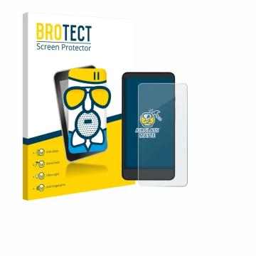 Vorderseite einer Produktverpackung mit dem Markenlogo BROTECT. Daneben ist das Gerät Xiaomi Moaan InkPalm Mini Plus 2 mit dem