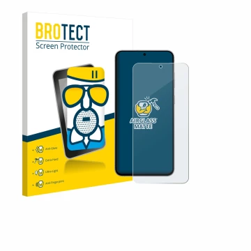 Vorderseite einer Produktverpackung mit dem Markenlogo BROTECT. Daneben ist das Gerät Samsung Galaxy S25 FE Enterprise Edition