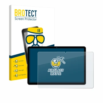 Vorderseite einer Produktverpackung mit dem Markenlogo BROTECT. Daneben ist das Gerät RUSHAR M90 11