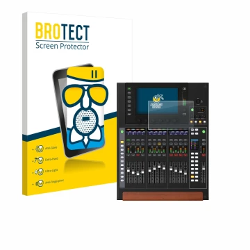 Vorderseite einer Produktverpackung mit dem Markenlogo BROTECT. Daneben ist das Gerät Behringer Wing Compact mit dem zugehörig