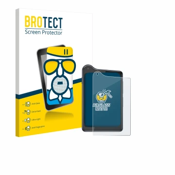 Vorderseite einer Produktverpackung mit dem Markenlogo BROTECT. Daneben ist das Gerät Xiaomi Qin K25 mit dem zugehörigen Displ