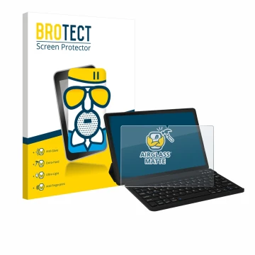 Vorderseite einer Produktverpackung mit dem Markenlogo BROTECT. Daneben ist das Gerät Laptok LAPA7LBK 11