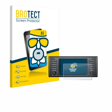 Vorderseite einer Produktverpackung mit dem Markenlogo BROTECT. Daneben ist das Gerät Eonon E39A12S mit dem zugehörigen Displa