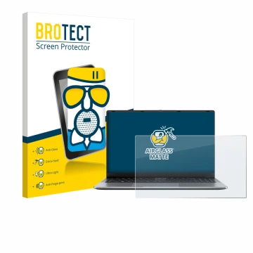 Vorderseite einer Produktverpackung mit dem Markenlogo BROTECT. Daneben ist das Gerät Blackview Acebook 6 15.6