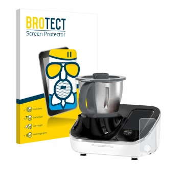 Vorderseite einer Produktverpackung mit dem Markenlogo BROTECT. Daneben ist das Gerät TOKIT Omni Cook C2 mit dem zugehörigen D