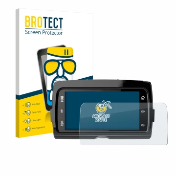 Vorderseite einer Produktverpackung mit dem Markenlogo BROTECT. Daneben ist das Gerät Harley Davidson Soundstream Reserve WHD1