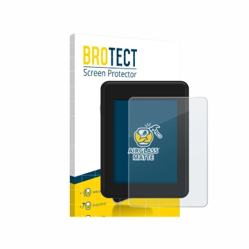 Vorderseite einer Produktverpackung mit dem Markenlogo BROTECT. Daneben ist das Gerät Neodrives simplyDisplay mit dem zugehöri