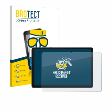 Vorderseite einer Produktverpackung mit dem Markenlogo BROTECT. Daneben ist das Gerät Samsung Galaxy Tab A11 Plus WiFi 11