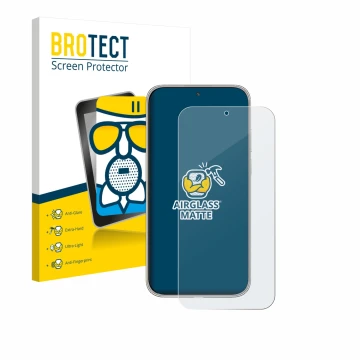 Vorderseite einer Produktverpackung mit dem Markenlogo BROTECT. Daneben ist das Gerät Huawei Mate 70 Air mit dem zugehörigen D