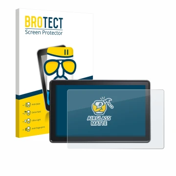 Vorderseite einer Produktverpackung mit dem Markenlogo BROTECT. Daneben ist das Gerät Osee G7 Pro mit dem zugehörigen Displays