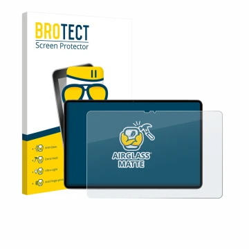 Vorderseite einer Produktverpackung mit dem Markenlogo BROTECT. Daneben ist das Gerät VALE V12X LTE-8128 12.6