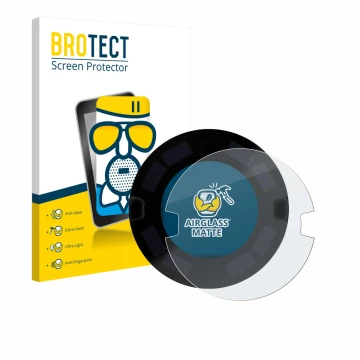 Vorderseite einer Produktverpackung mit dem Markenlogo BROTECT. Daneben ist das Gerät OOONO P-DISC NO3 mit dem zugehörigen Dis