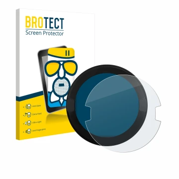 Vorderseite einer Produktverpackung mit dem Markenlogo BROTECT. Daneben ist das Gerät OOONO P-DISC NO2 mit dem zugehörigen Dis