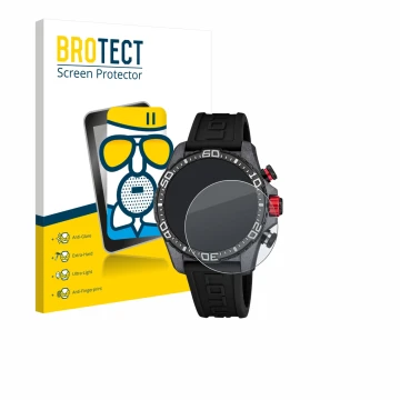 Vorderseite einer Produktverpackung mit dem Markenlogo BROTECT. Daneben ist das Gerät Lotus Connected 20000/4 (45 mm) mit dem 