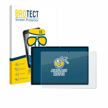 Vorderseite einer Produktverpackung mit dem Markenlogo BROTECT. Daneben ist das Gerät Biegedy B25 10.1