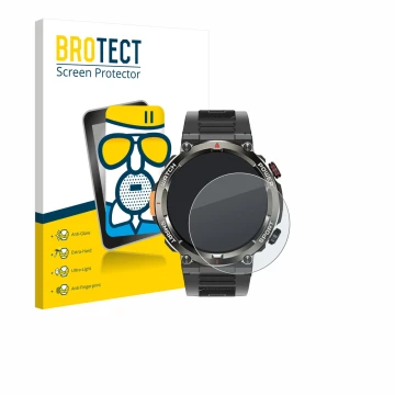 Vorderseite einer Produktverpackung mit dem Markenlogo BROTECT. Daneben ist das Gerät Iowodo W50 Pro 1.45