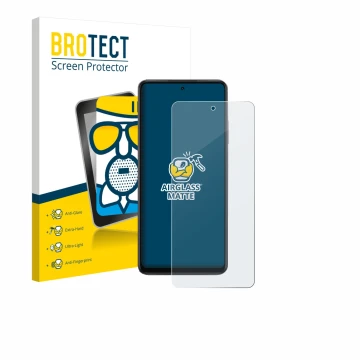 Vorderseite einer Produktverpackung mit dem Markenlogo BROTECT. Daneben ist das Gerät Oppo K13x mit dem zugehörigen Displaysch