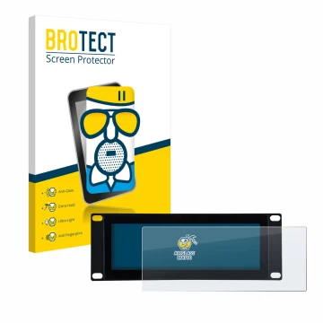 Vorderseite einer Produktverpackung mit dem Markenlogo BROTECT. Daneben ist das Gerät GeeekPi DP-0059 7.84